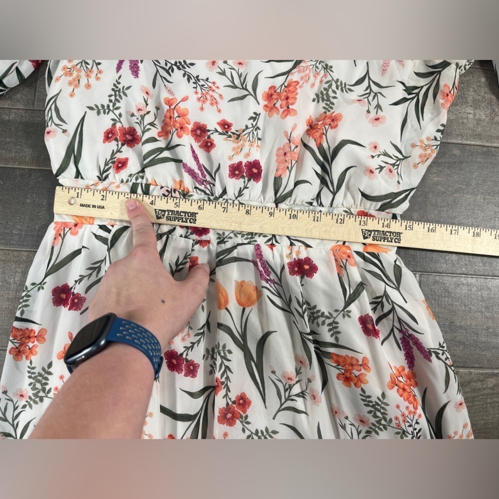 NWT Eliza J Floral Midi Dress - Picture 10 of 12